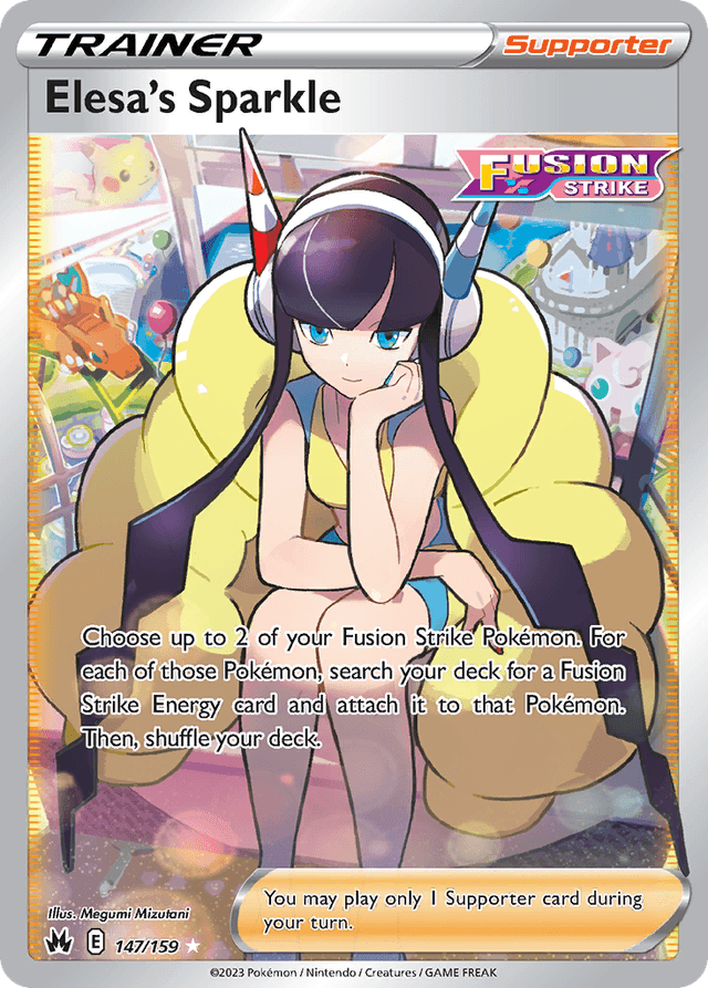 Elesa's Sparkle — Crown Zenith #147