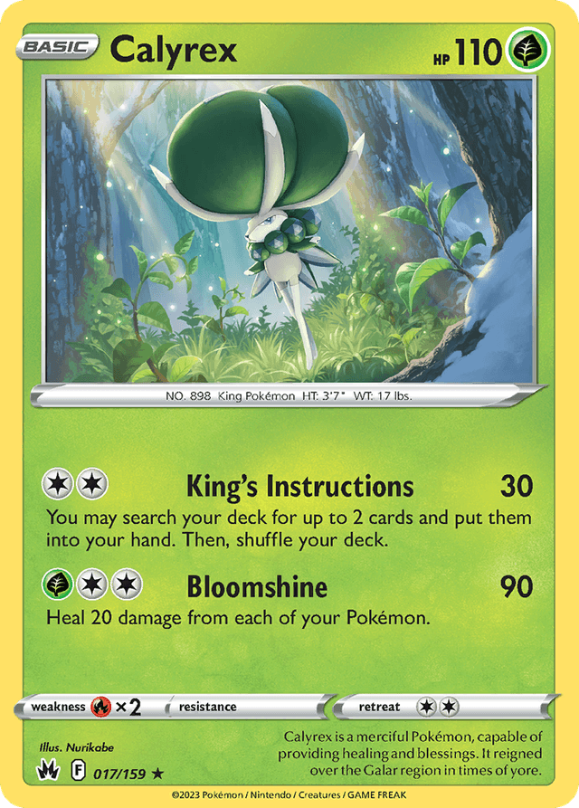 Calyrex — Crown Zenith #17