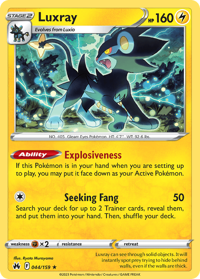Luxray — Crown Zenith #44