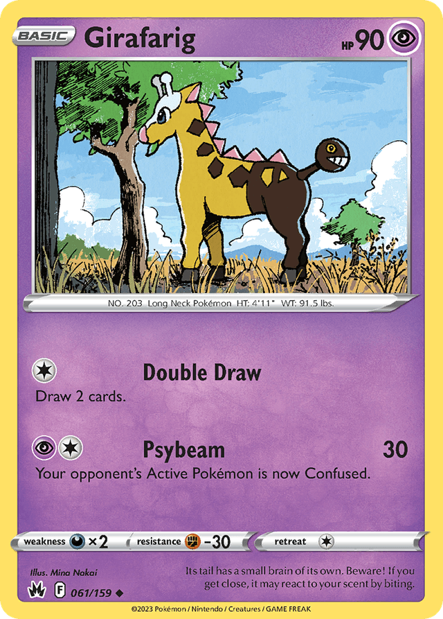 Girafarig — Crown Zenith #61