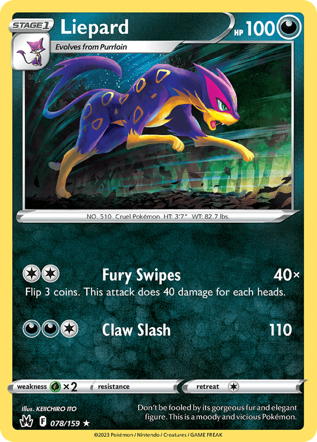 Liepard — Crown Zenith #78
