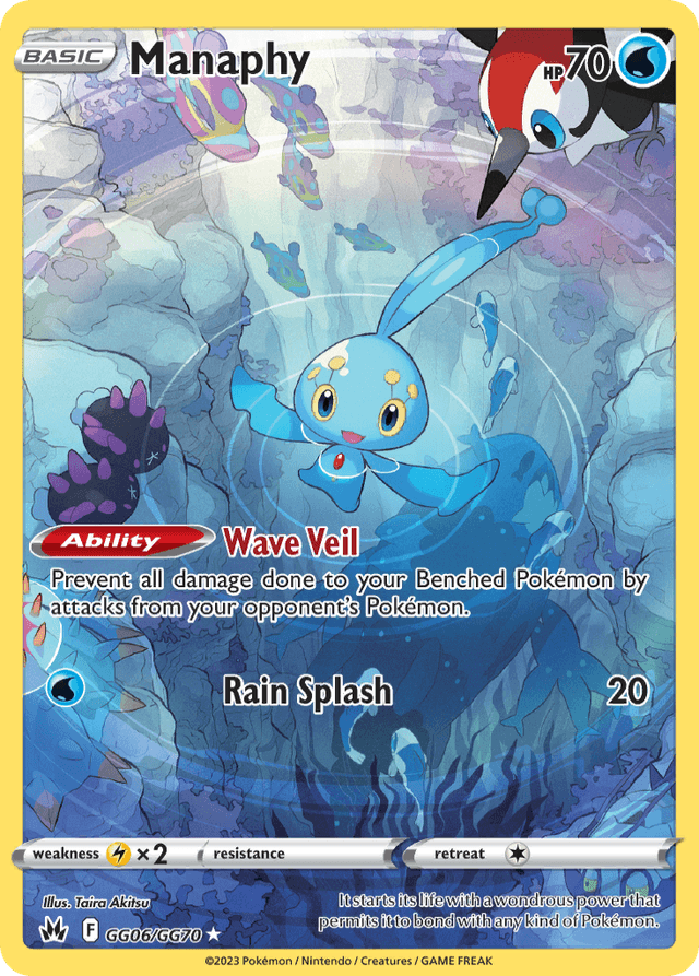 Manaphy — Crown Zenith Galarian Gallery #GG06