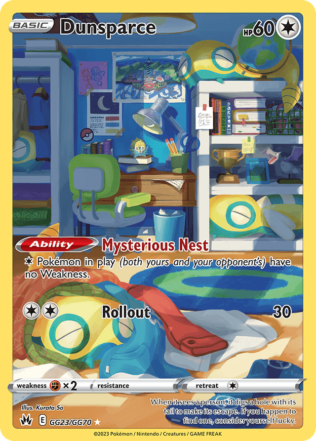 Dunsparce — Crown Zenith Galarian Gallery #GG23