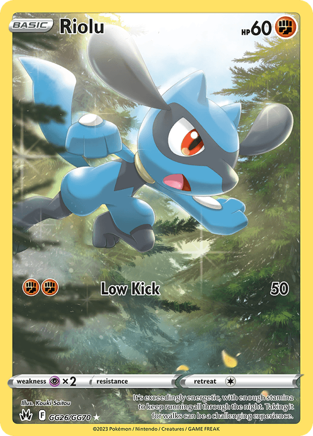 Riolu — Crown Zenith Galarian Gallery #GG26