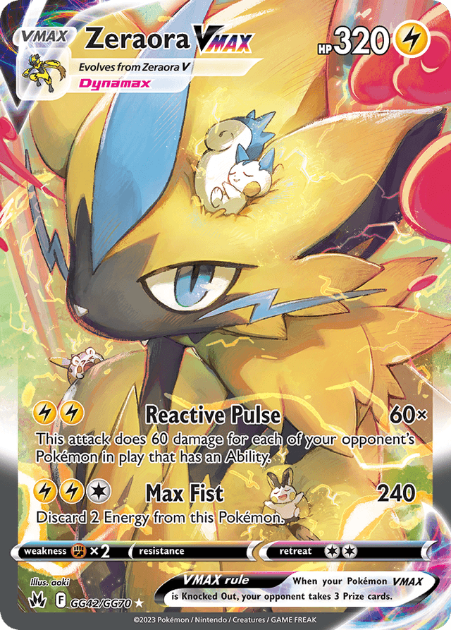 Zeraora VMAX — Crown Zenith Galarian Gallery #GG42