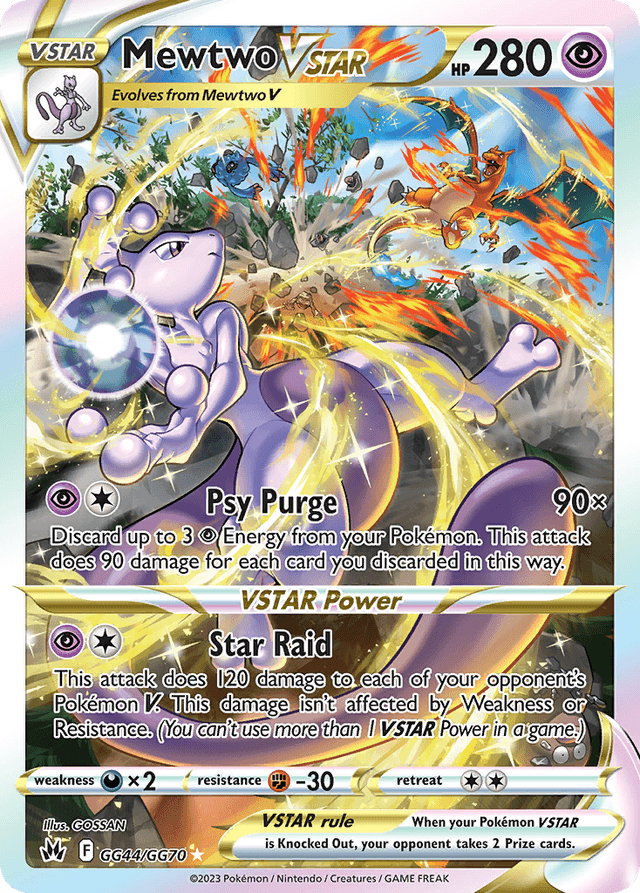 Mewtwo VSTAR — Crown Zenith Galarian Gallery #GG44