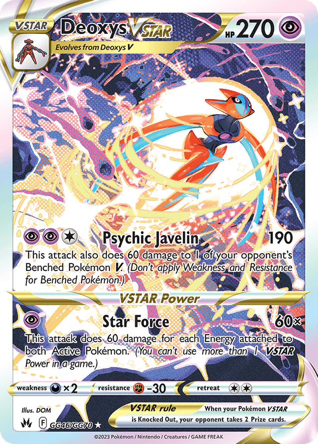 Deoxys VSTAR — Crown Zenith Galarian Gallery #GG46