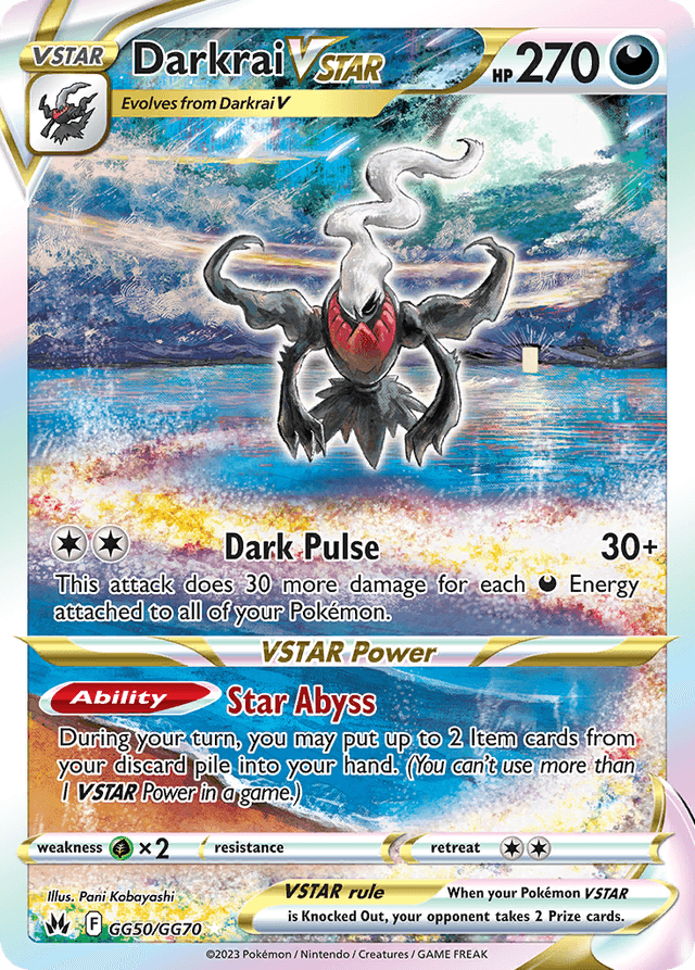 Darkrai VSTAR — Crown Zenith Galarian Gallery #GG50