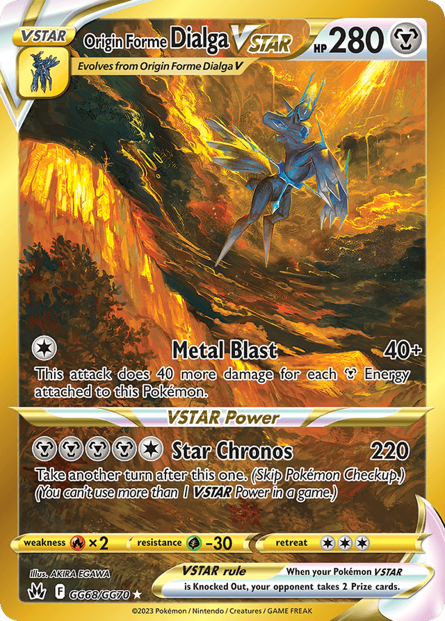 Origin Forme Dialga VSTAR — Crown Zenith Galarian Gallery #GG68
