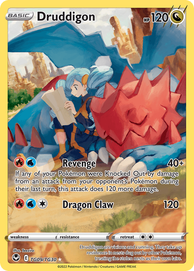 Druddigon — Silver Tempest Trainer Gallery #TG09