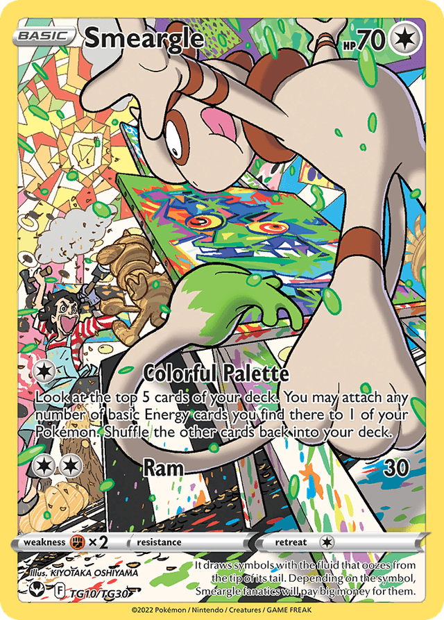 Smeargle — Silver Tempest Trainer Gallery #TG10