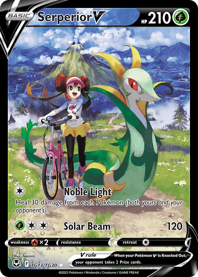 Serperior V — Silver Tempest Trainer Gallery #TG13