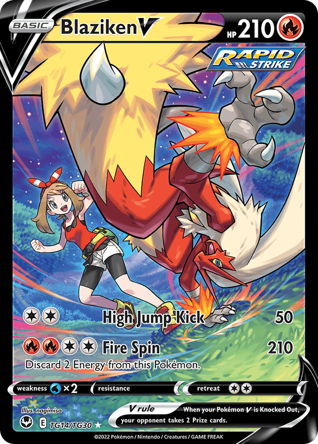Blaziken V — Silver Tempest Trainer Gallery #TG14