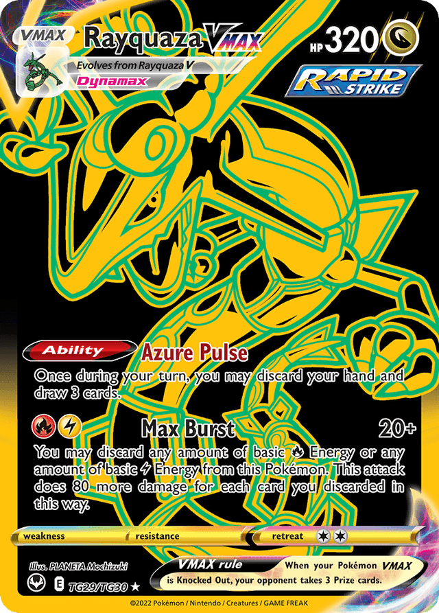 Rayquaza VMAX — Silver Tempest Trainer Gallery #TG29