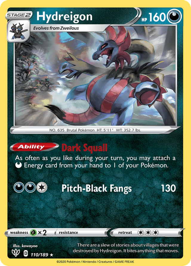 Hydreigon — Darkness Ablaze #110
