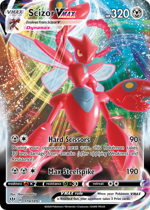 Scizor VMAX — Darkness Ablaze #119