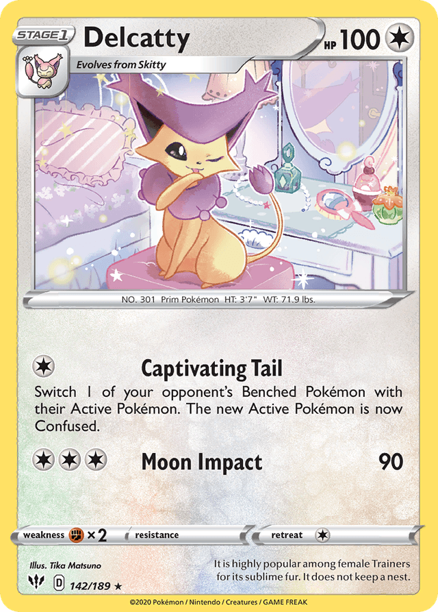 Delcatty — Darkness Ablaze #142