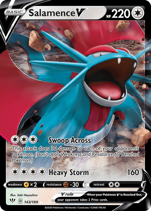 Salamence V — Darkness Ablaze #143