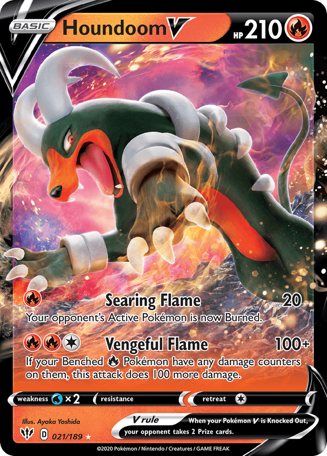 Houndoom V — Darkness Ablaze #21