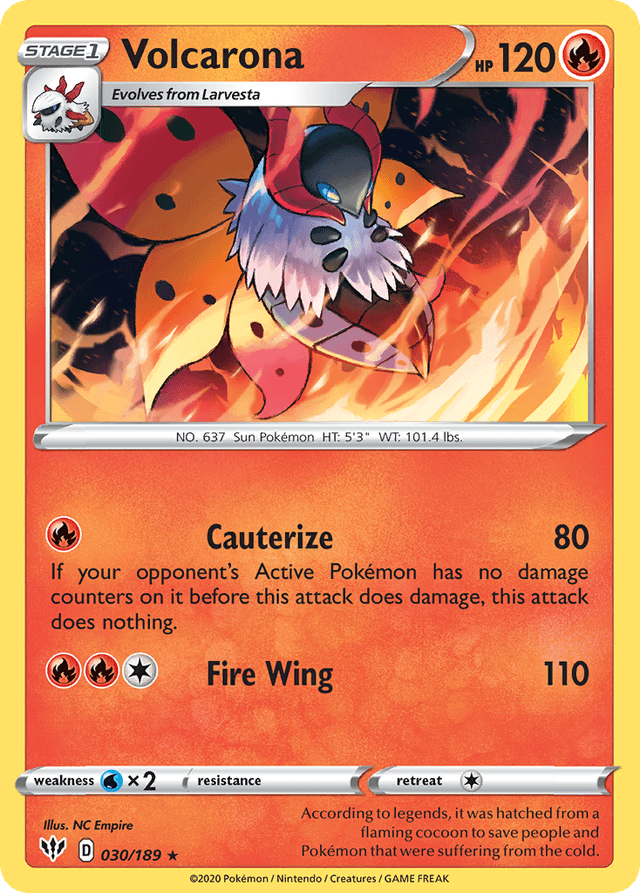 Volcarona — Darkness Ablaze #30