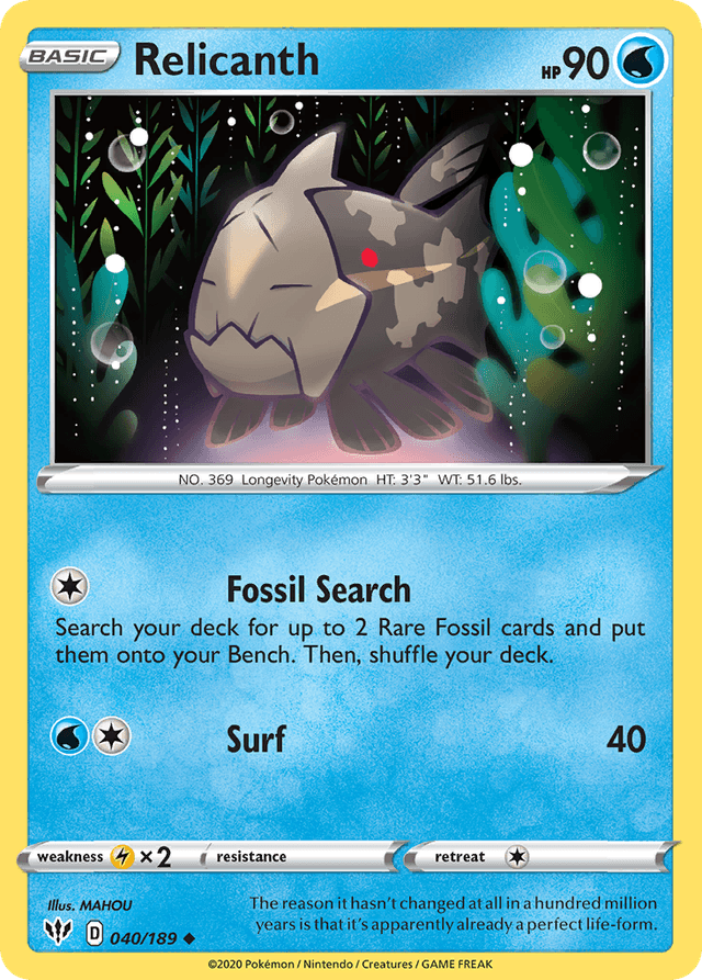 Relicanth — Darkness Ablaze #40