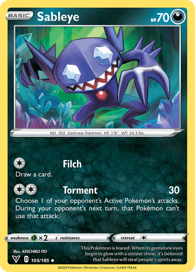 Sableye — Vivid Voltage #105