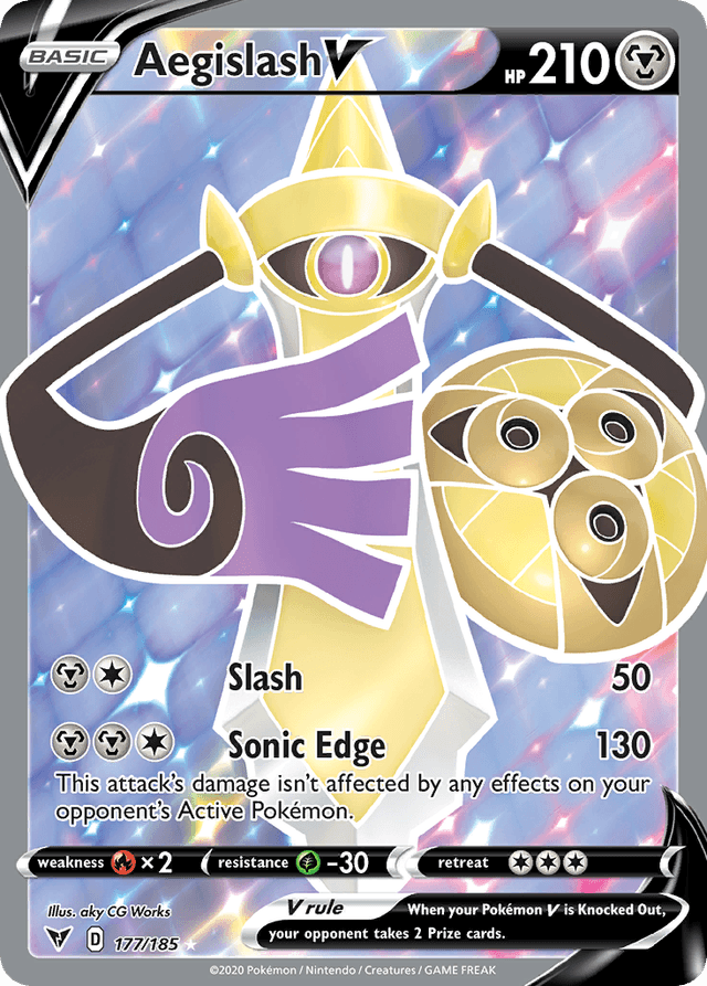 Aegislash V — Vivid Voltage #177