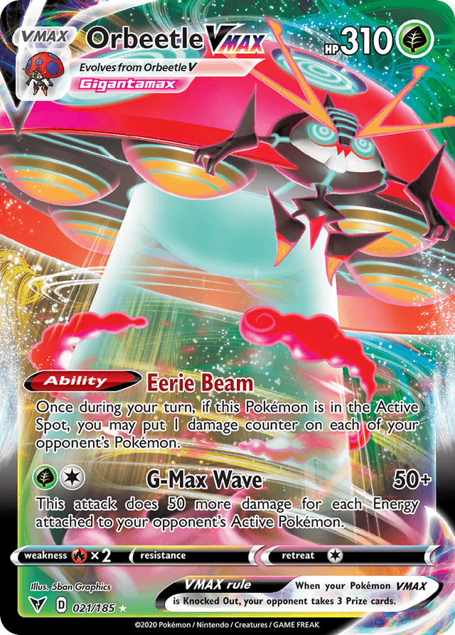 Orbeetle VMAX — Vivid Voltage #21