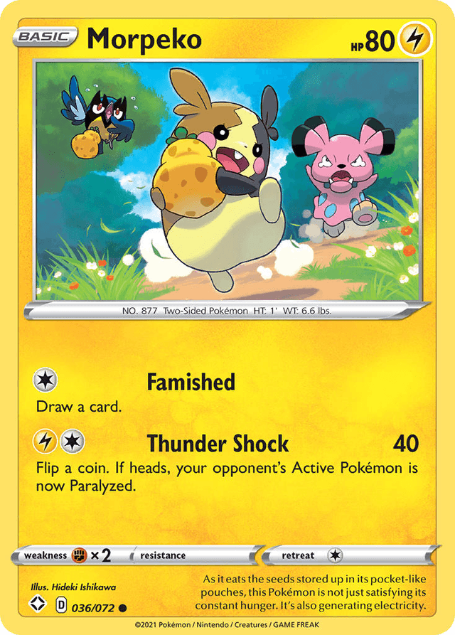 Morpeko — Shining Fates #36