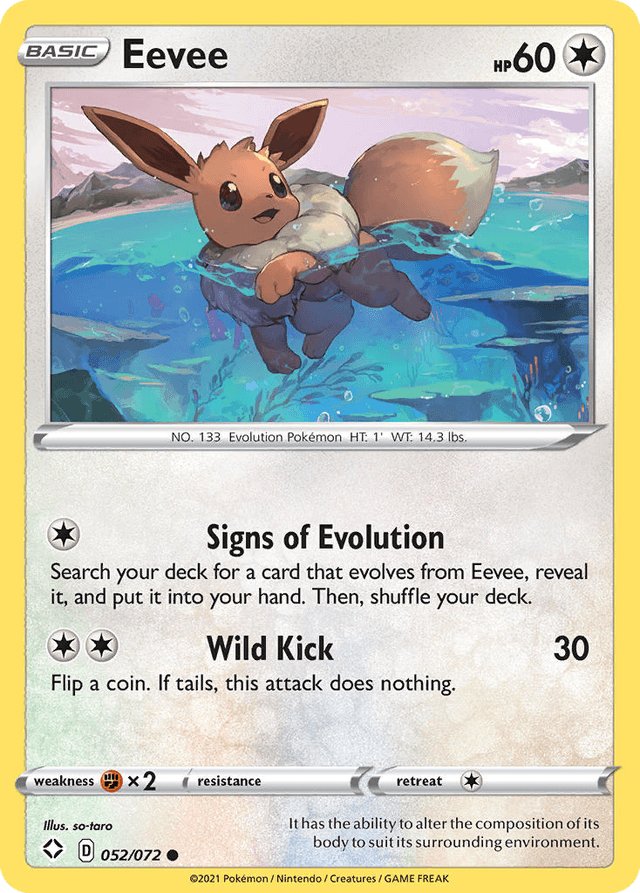 Eevee — Shining Fates #52
