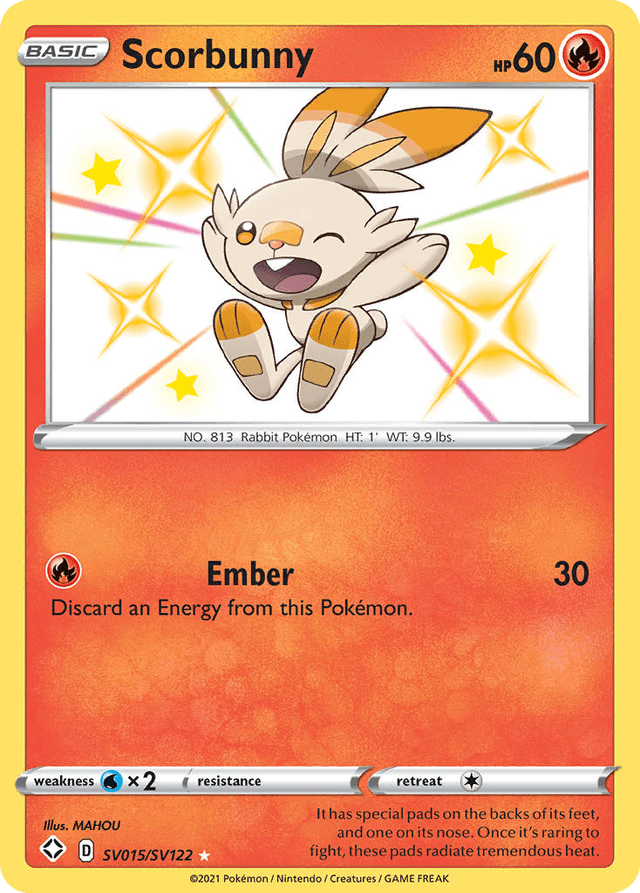 Scorbunny — Shining Fates Shiny Vault #SV015