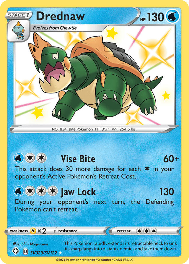 Drednaw — Shining Fates Shiny Vault #SV029