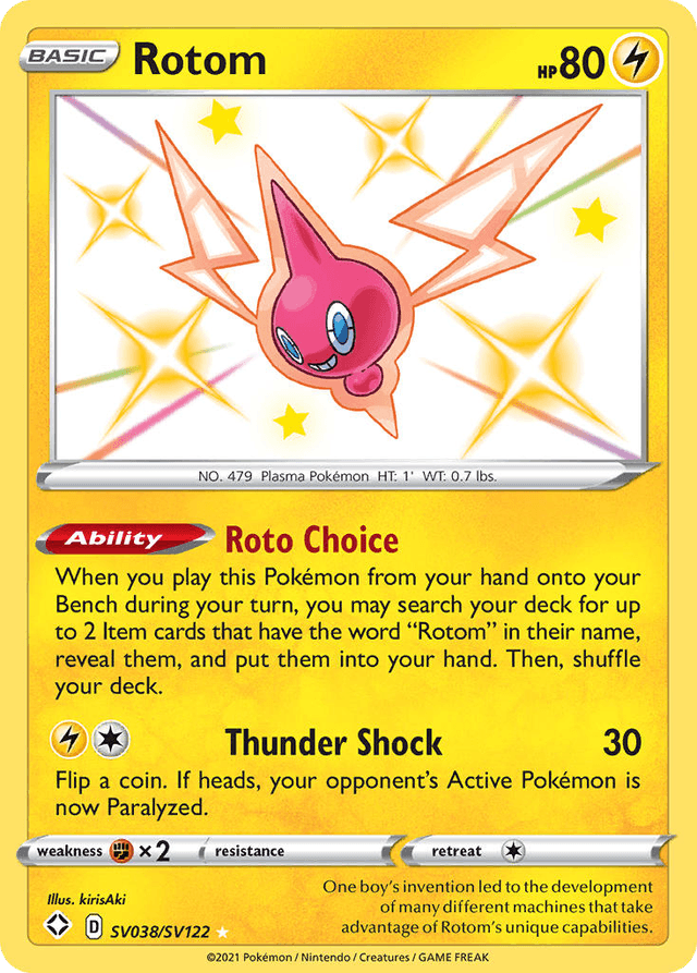Rotom — Shining Fates Shiny Vault #SV038