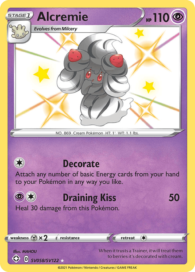 Alcremie — Shining Fates Shiny Vault #SV058