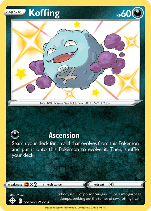 Koffing — Shining Fates Shiny Vault #SV076