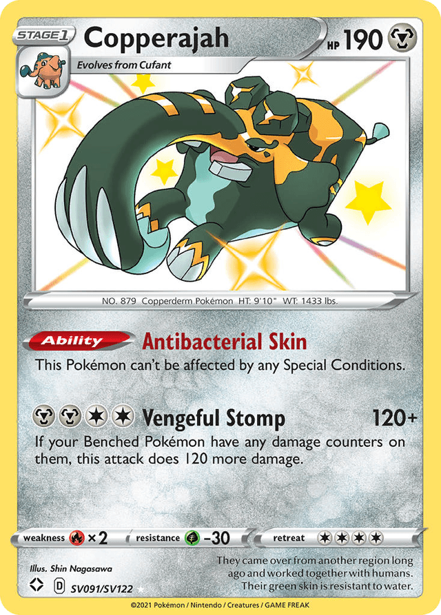 Copperajah — Shining Fates Shiny Vault #SV091