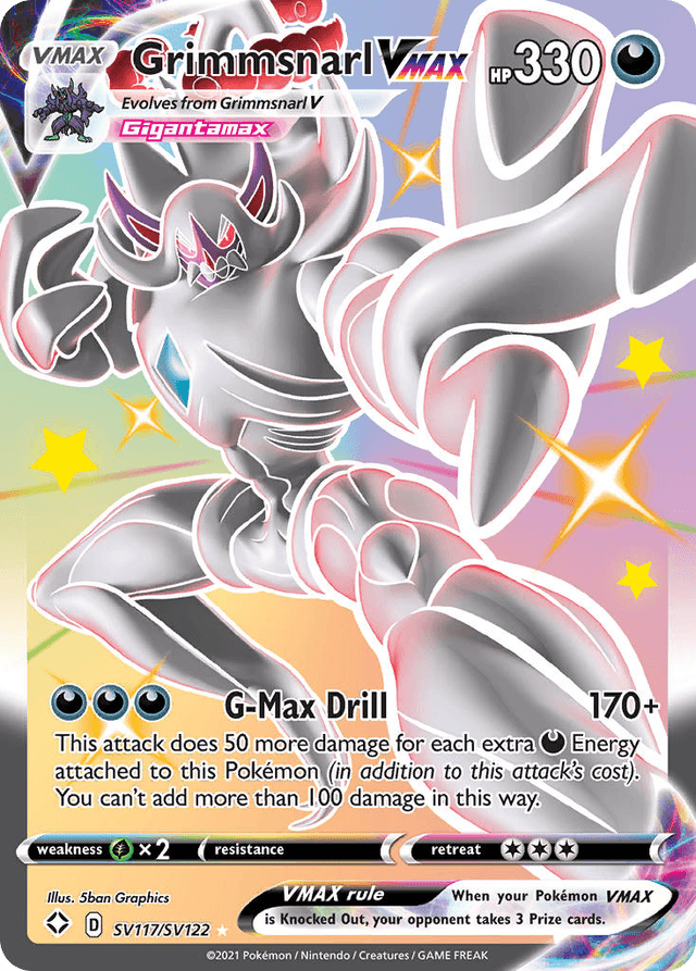 Grimmsnarl VMAX — Shining Fates Shiny Vault #SV117