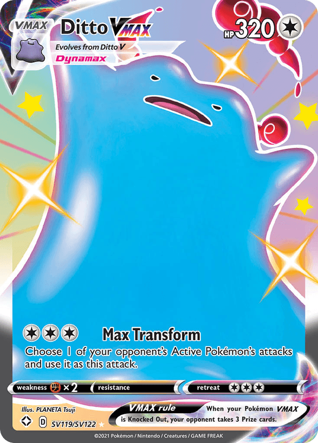 Ditto VMAX — Shining Fates Shiny Vault #SV119