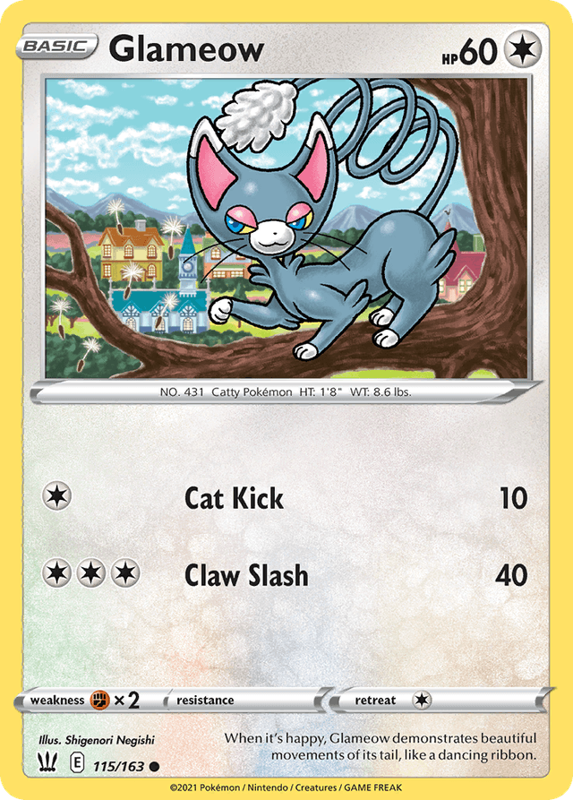 Glameow — Battle Styles #115