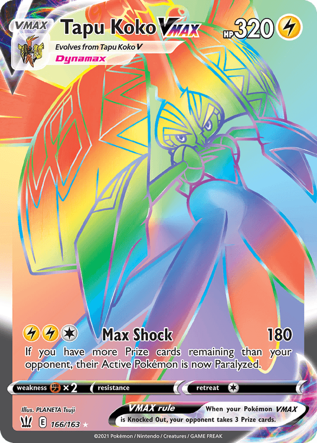 Tapu Koko VMAX — Battle Styles #166