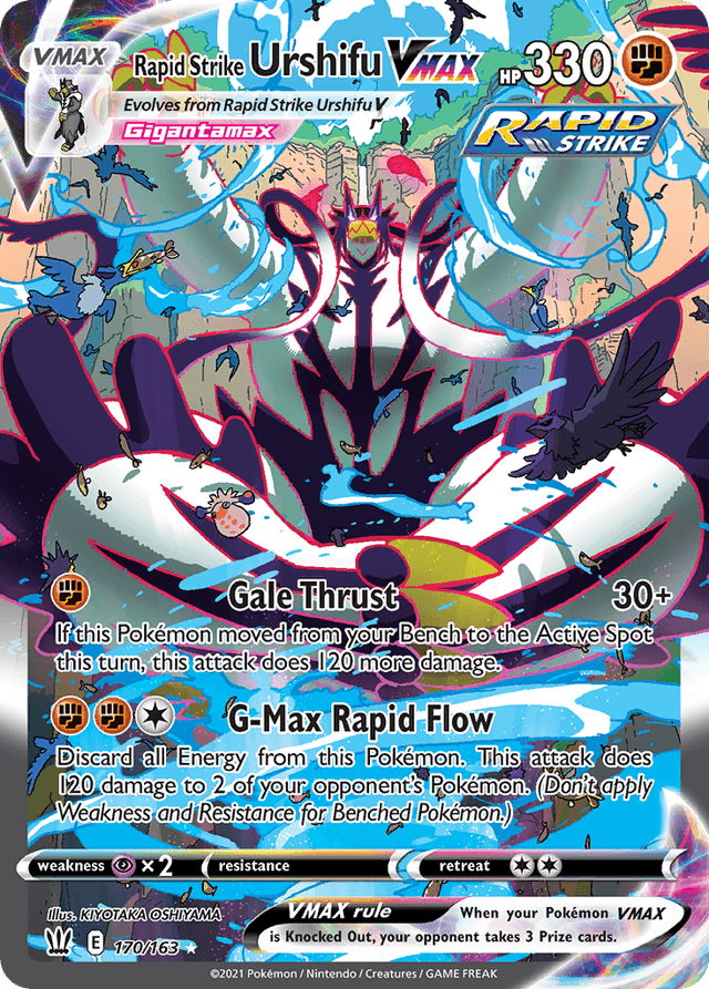 Rapid Strike Urshifu VMAX — Battle Styles #170