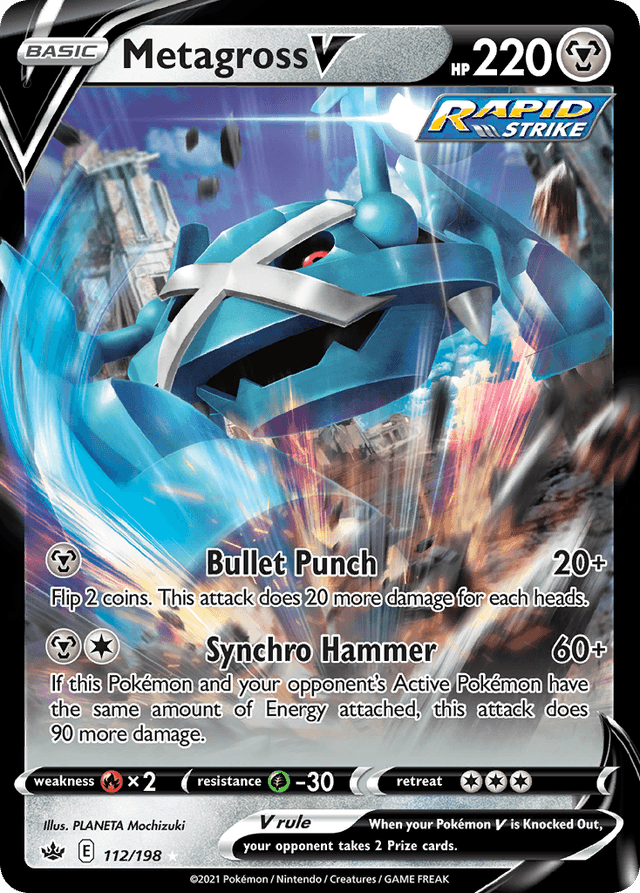 Metagross V — Chilling Reign #112