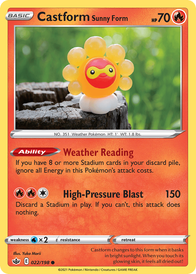 Castform Sunny Form — Chilling Reign #22