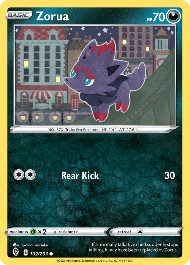 Zorua — Evolving Skies #102