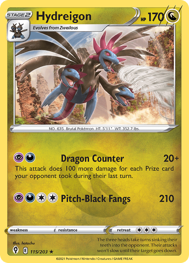 Hydreigon — Evolving Skies #115