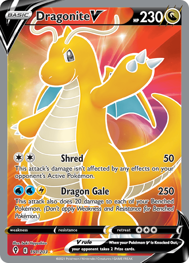 Dragonite V — Evolving Skies #191