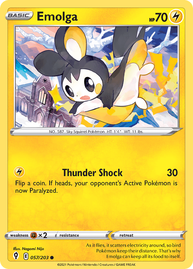 Emolga — Evolving Skies #57