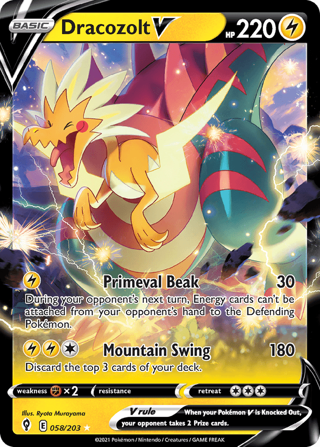 Dracozolt V — Evolving Skies #58