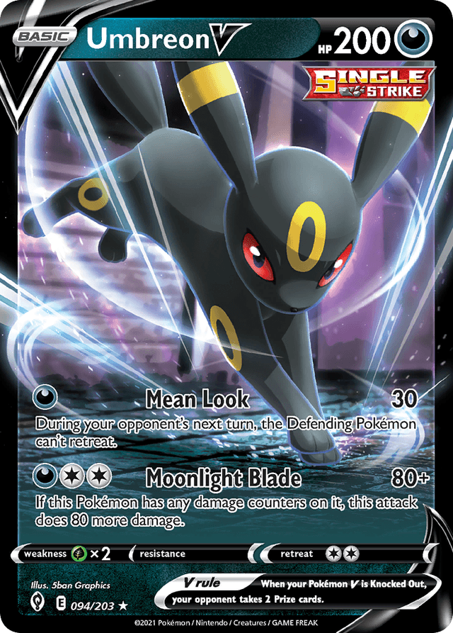 Umbreon V — Evolving Skies #94