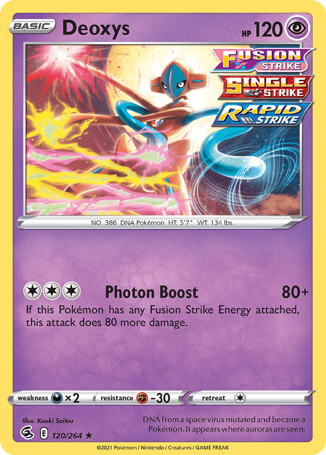 Deoxys — Fusion Strike #120